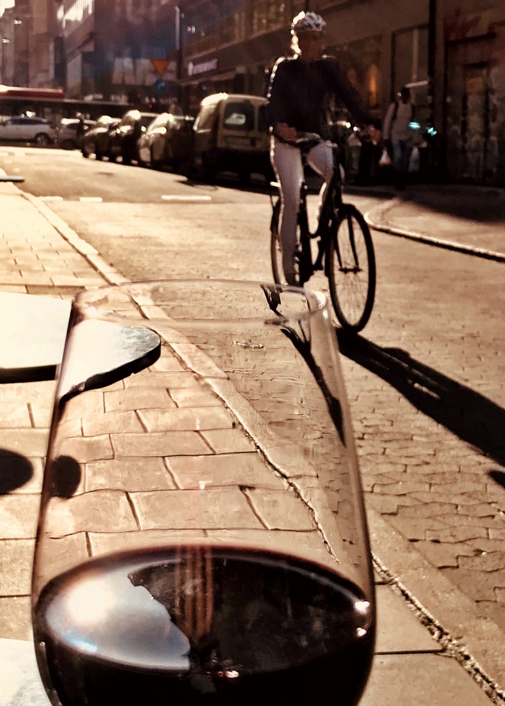 afternoon cyclist